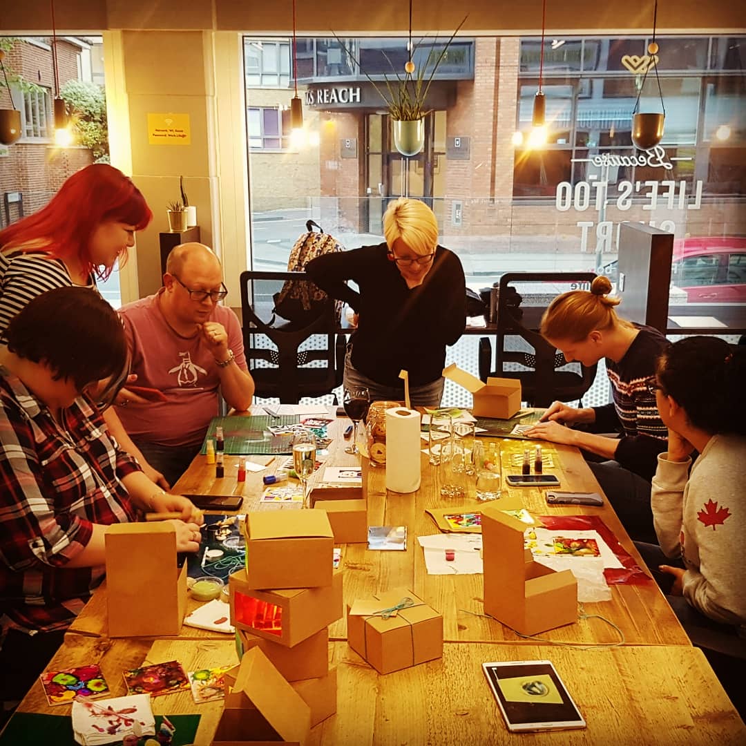 EspaceMak's tweet photo. Awesome creative fun @workdotlife Reading this evening! https://t.co/12GC8VnWQe