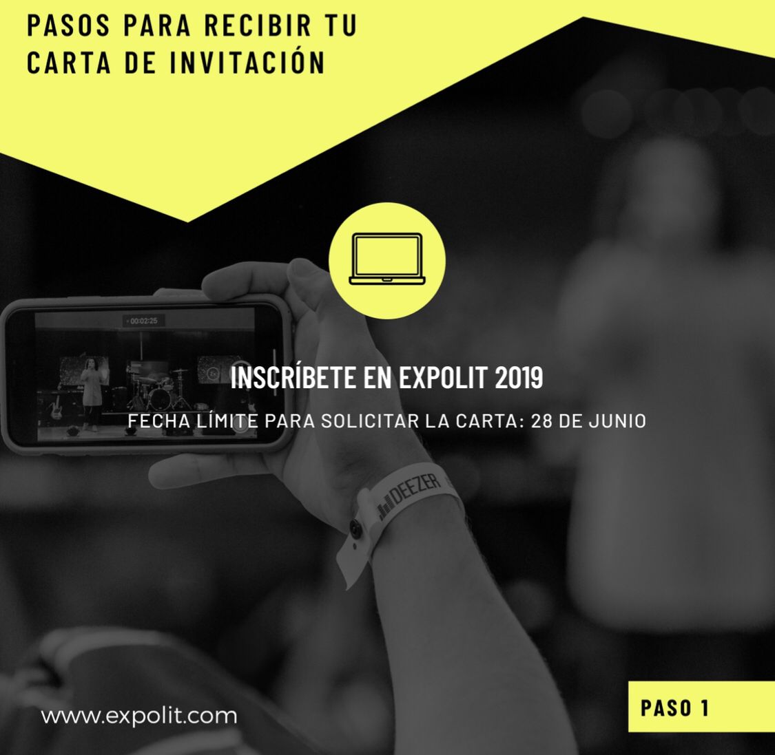 ExpolitOficial's tweet photo. ¿Necesitas una Carta para ayudar tu proceso de visado y venir a Expolit? Desliza hacia el lado y sigue las instrucciones ➡➡ 

¡Inscríbete ahora mismo! Ve al #LinkEnBio ‼️ #Miami #Expolit2019 #IndustryMeetUp #SummerInMiami #Training https://t.co/gbcds24wm0