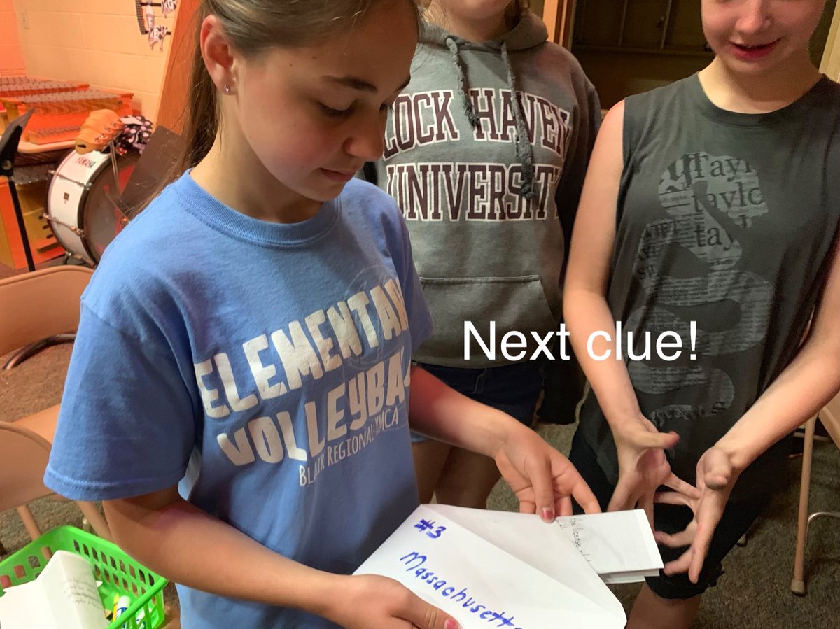 lisa_strings's tweet image. Baker sixth graders had a blast participating in a “Music Escape Room. “