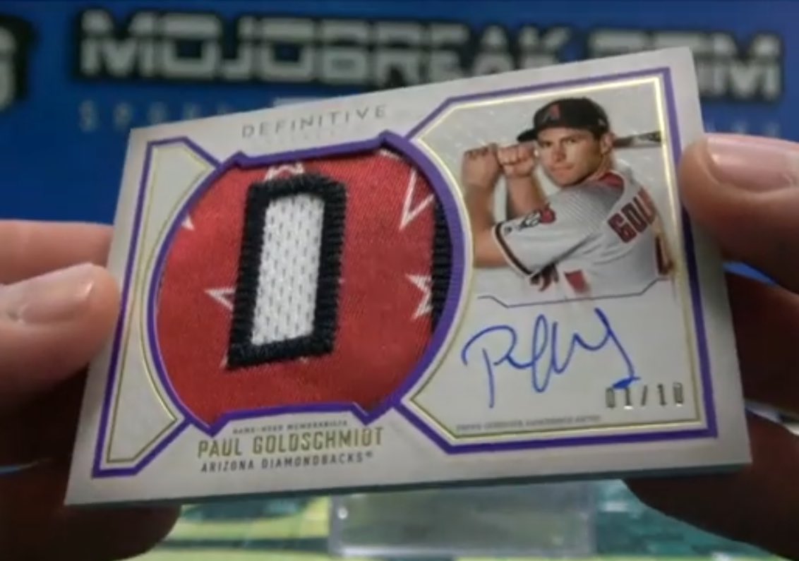 ClubOneOfOne1's tweet photo. Cool #UniquePatch of Paul Goldschmidt from @mojobreak_com https://t.co/y30mnDfRQ0