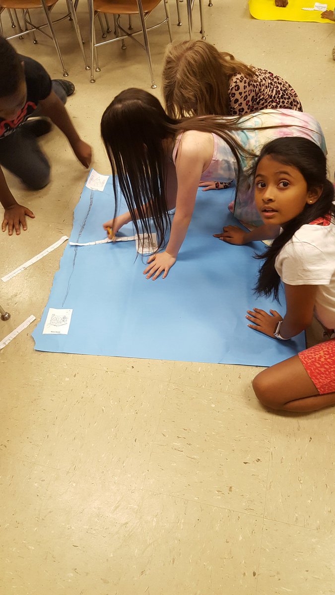 Measuring distances that are longer than our measuring tool. #problemsolving #workingcooperatively
#kingdomofinch
<a href="/WarrenES_BCPS/">Warren Elementary</a>
