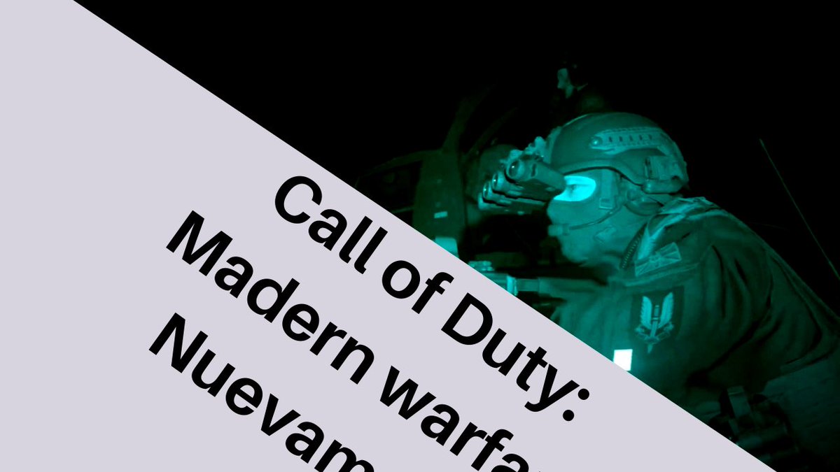 SMitecno's tweet photo. @CallofDuty, modern
Warfare para tu pc xbox plastation 👍
https://t.co/uusavQ5cya https://t.co/5l8cfXydgU