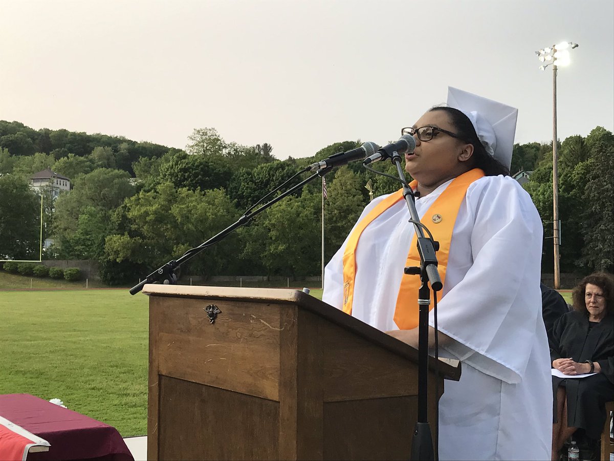FitchburgPS's tweet photo. FHS graduation continues... https://t.co/XpLLoWMabO