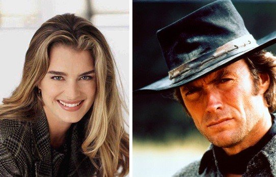   HAPPY BIRTHDAY  Brooke Shields  and  (the legend, the g.o.a.t.) Clint Eastwood 