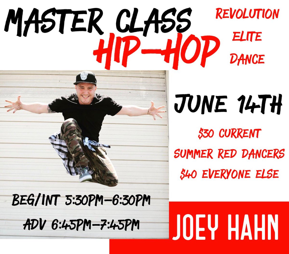 REDanceLBK's tweet photo. June Master Classes at RED! Pre-register during Summer Office Hours M-TH 4:30pm-7:30pm.
•
•
#revolutionelitedance #lubbocktx #redlbk #MasterClasses #dance #ballet #hiphop #contemporary #jazz #lubbockdance #friday #summer https://t.co/aFPgnwMrU2