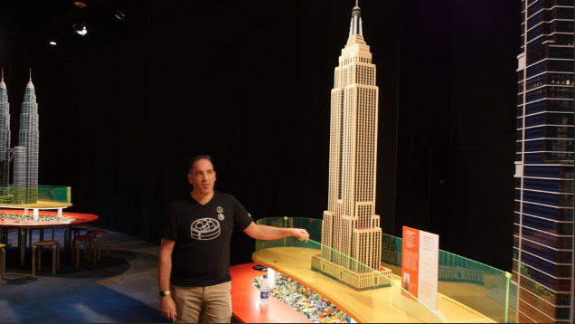 KimBMedia's tweet photo. SO cool filming with @LEGO_Group Certified Professional #RyanMcNaught at @discoveryplace today to promote the Towers of Tomorrow exhibit! We saw skyscrapers from all over the world without ever leaving #Charlotte! #Brickman #Lego #DiscoveryPlace https://t.co/u2YsBNH2AA