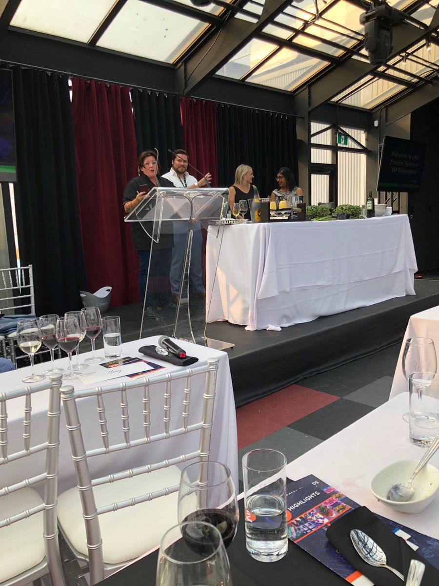 The amazing Lynn Crawford, Chef Extraordinaire, leading the crowd through a masterful dining experience at an amazing fundraiser for Providence Healthcare. #strengthis