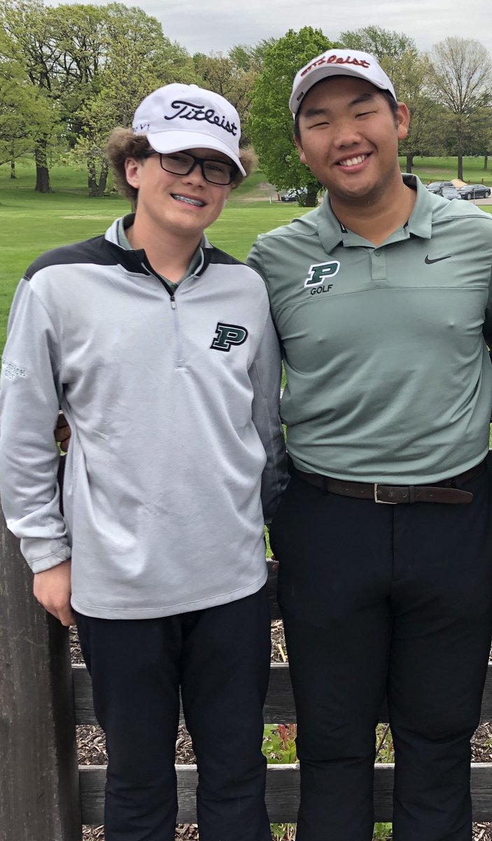 CoachSalay's tweet photo. Mixed emotions as the season comes to an end for some of the varsity boys today at sections, day 1- at the same time we are excited for Andy and Dalton moving on to day 2! Everyone batttled today, close call for 3 of the boys missing a playoff for the 10 spot by 1 stroke 😥 https://t.co/GAKYxPcjzP