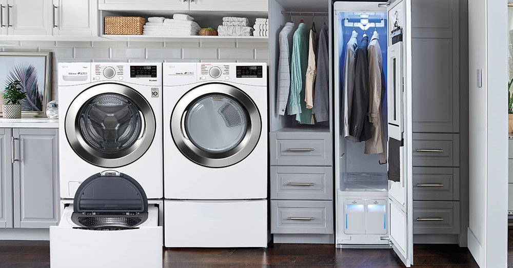 abtelectronics's tweet photo. Want the ultimate laundry room makeover? Enter for the chance to win a full suite of @LGUS SmartThinQ laundry appliances! #sweepstakes #giveaway https://t.co/um3zBEerOI https://t.co/DR0iBnggDW