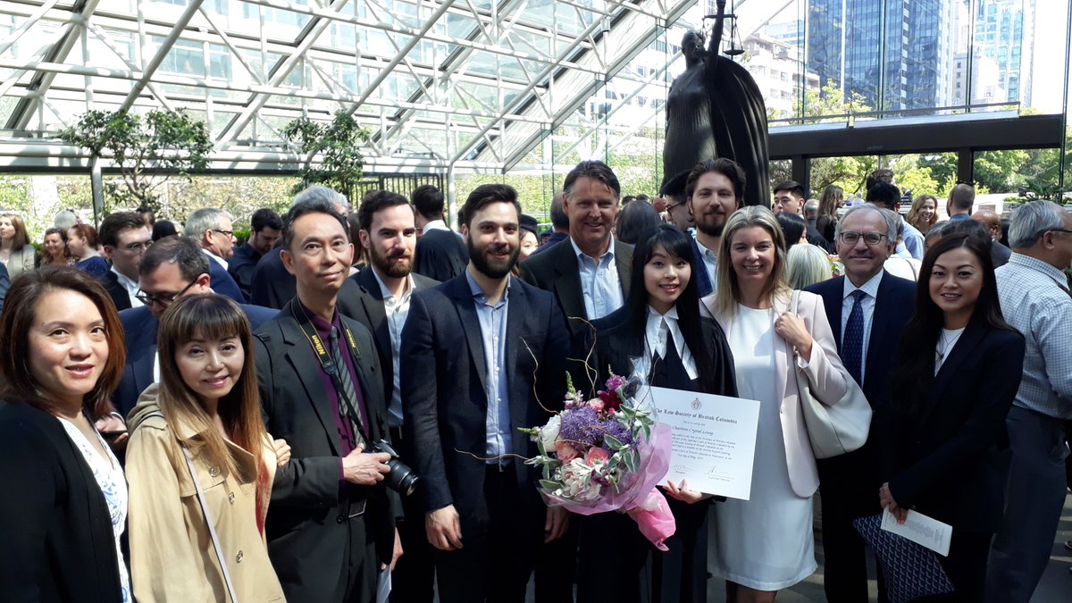 SHKlaw's tweet photo. We are proud to announce that Charlotte Leung has been admitted to the British Columbia Bar.  Congratulations Charlotte!  https://t.co/2UD5oz0lMy https://t.co/reduJt6Py1