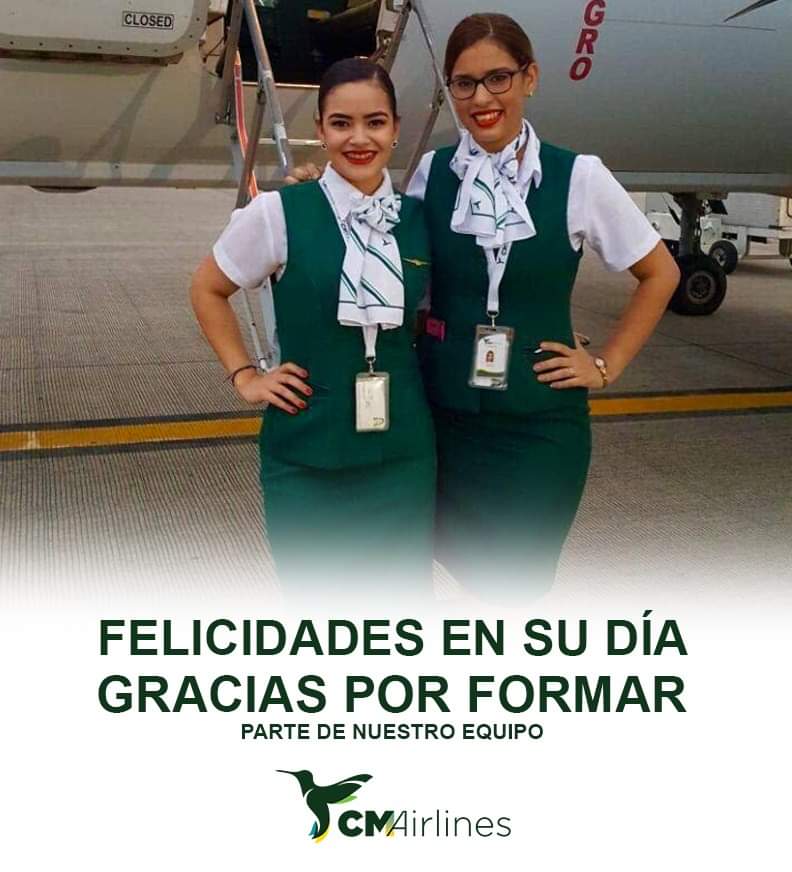 cmairlines's tweet photo. Feliz día internacional del tripulante de cabina 🇭🇳 https://t.co/SYVyK8aHiO