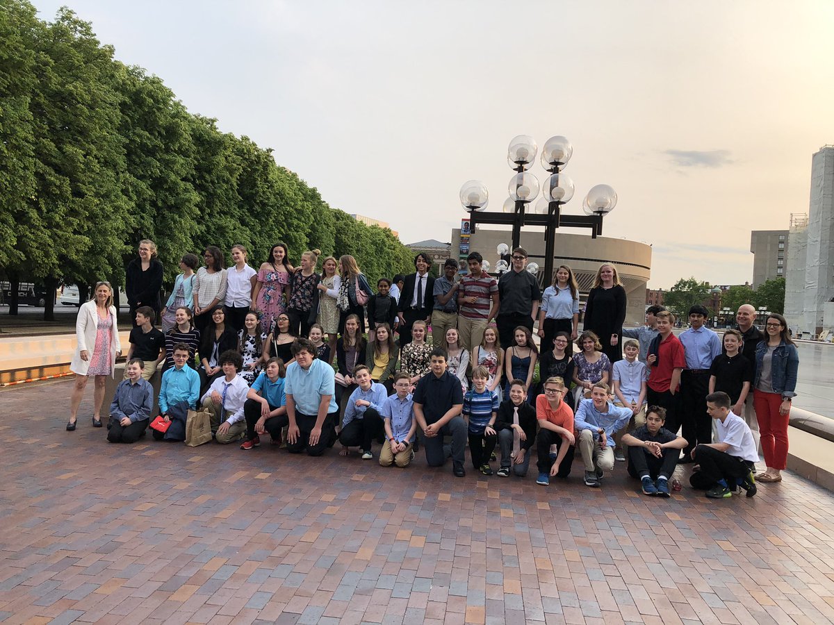 Franklin middle school orchestra heading into Symphony Hall in Boston!