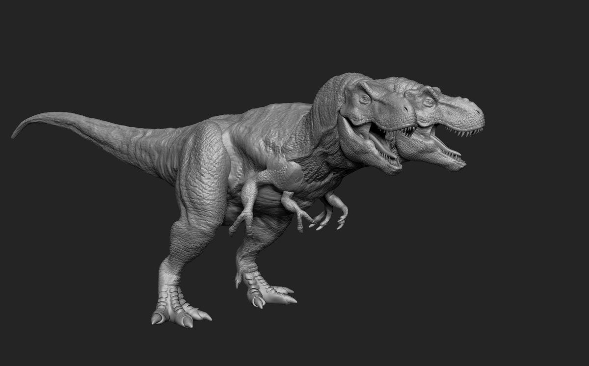 vankev's tweet photo. #DoomsdayRex #jurassicparkchaoseffect #chaoseffect #doomsday #tyrannosaurusrex #tyrannosaure #trex #saurishia #tyrannosauridae #jurassicpark #jurassicworld #hybrid #hybrids #characterdesign #creaturedesign #3dmodel #jwfallenkingdom #zbrush #pixologic #paleoart #dinosaur https://t.co/kdw02s6u8G