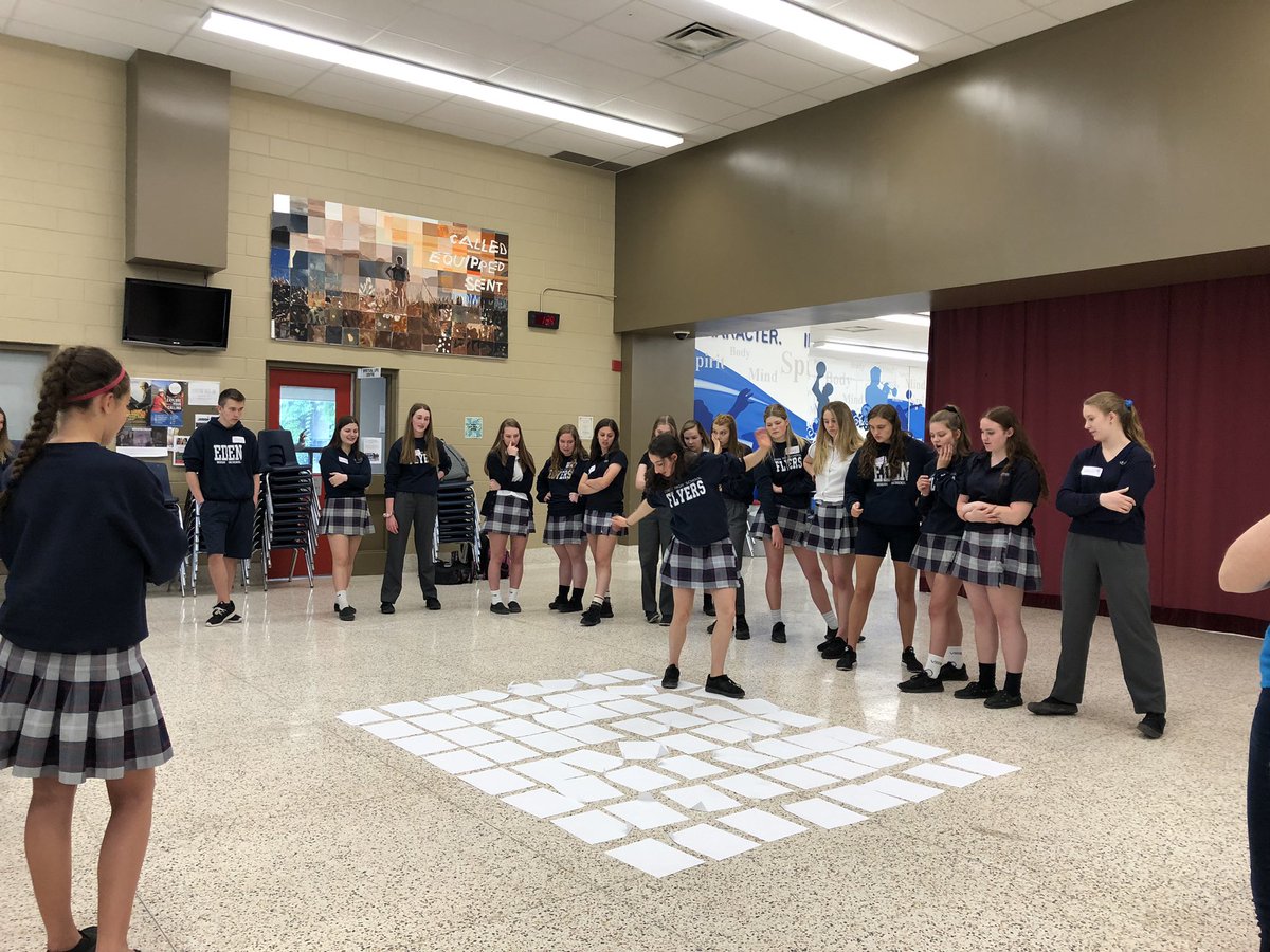 ms_etherington's tweet photo. May Day was full of laughs with our newest LINK leaders #Tapeballs #EdenLINK 
#bethebestfortheworld #MayDevelopmentDay  #Kind #Fun #Laughs #Community #LinkCrew #Leaders @EdenPrincipal @Eden_High 
@BoomerangPrjct #boomboom https://t.co/L8UWUjwJjt