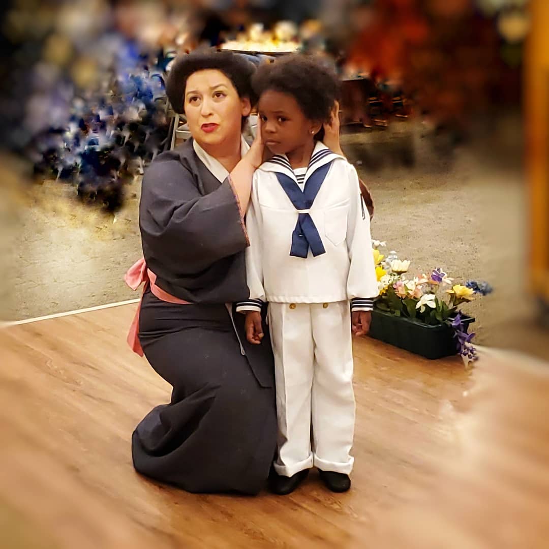 Hot_opera's tweet image. We open tomorrow! 🦋 June 2 performance = SOLD OUT! A few tickets still available for tomorrow's show. 🎟️🎫🎟️ Call our box office at 845.661.0544 to buy!
Shown: Leilah Dione Ezra as Cio Cio San &amp;amp; Omarilynn Williams as Sorrow 
#hudsonoperatheatre #hotopera #opera #hudsonvalley