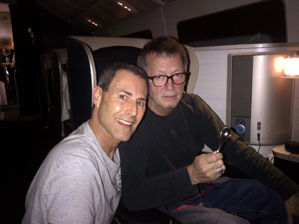 Uri Geller On Twitter Wonderful 11 Hours With Eric Clapton The First Spoon I Bent For Him Was 44 Years Ago