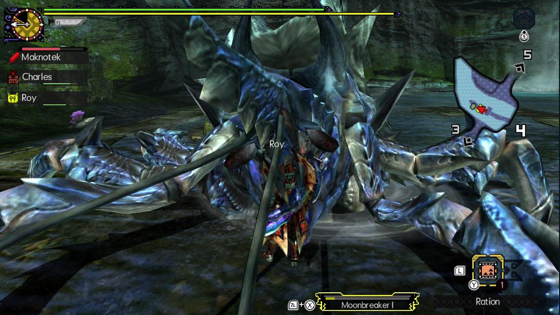 MaknotekTV's tweet photo. Solo'd Rustrazor + Hyper Malfestio to upgrade my sword!  And my cats leveled up several times from the adventure lol...

I was so close to dying and very little time left as well.  I guess I need to get "gudder" :)

#MHGU #Rustrazor https://t.co/W5LTSY6BDN