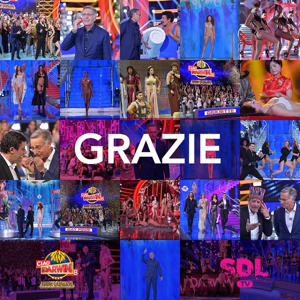 Il venerdì non sarà più lo stesso senza #CiaoDarwin! 

A presto 😉

#SiamoTuttiMatti #SdlTv
