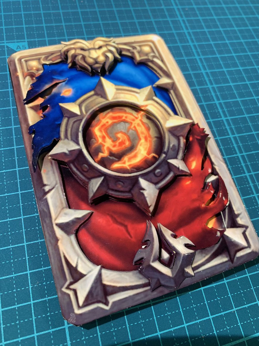 Jorge Shadowbox Artist 完成したカードバック達 ピザ考えたデザイナー天才やと思う Finished Some Card Backs The Designer Of The Pizza Is A Genius ハースストーン Hearthstone シャドーボックス Shadowbox Tcgアート T Co 2s8qsdvxaa