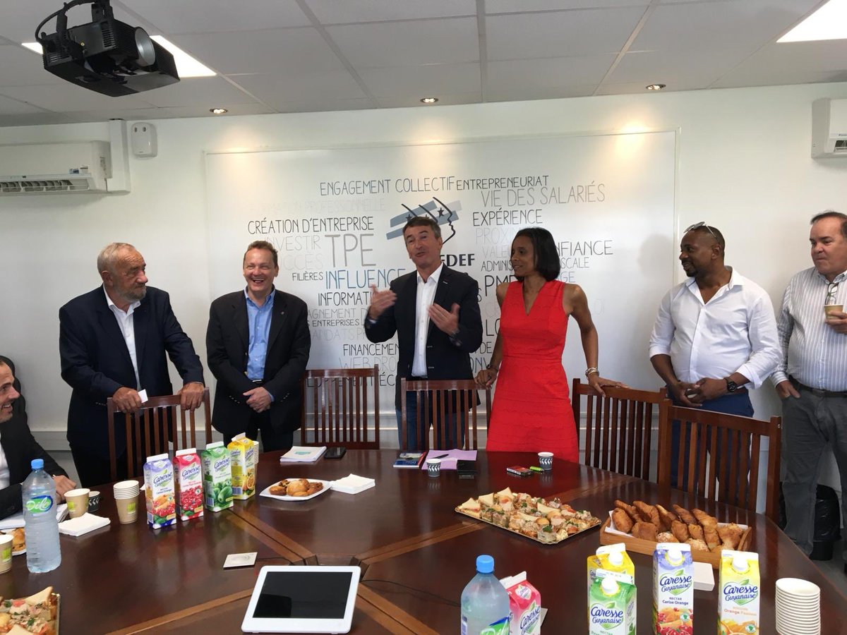 Medef Martinique (@medefm) on Twitter photo Réunion de travail ce vendredi au Medef Guyane avec le <a href="/udemedef971/">UDE MEDEF Guadeloupe</a> et le <a href="/MEDEFM/">Medef Martinique</a> Réunion de travail ce vendredi au Medef Guyane avec le <a href="/udemedef971/">UDE MEDEF Guadeloupe</a> et le <a href="/MEDEFM/">Medef Martinique</a>