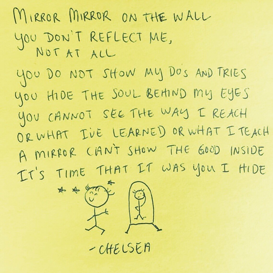 Mirror Mirror On The Wall Poem