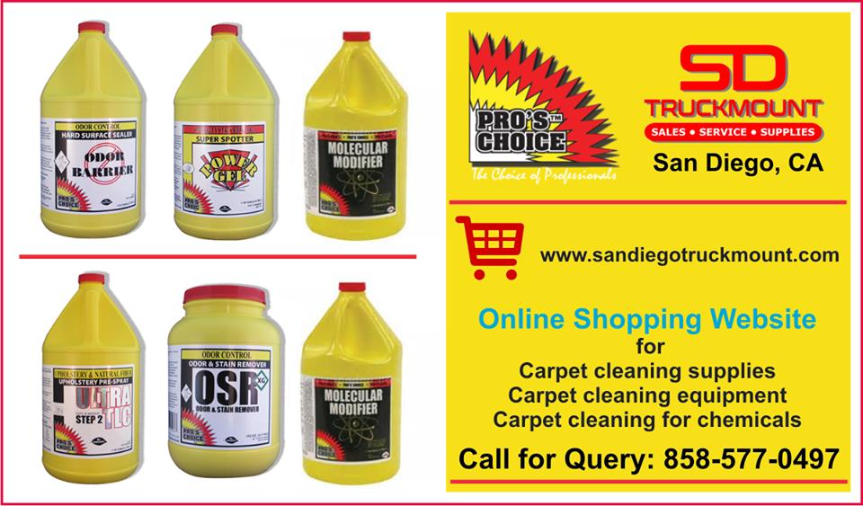 SD Truckmount Provides Carpet Cleaning Products  

#carpetcleaningequipment #sandiegocarpetcleaning #sandiegotruckmount #BestCarpetcleaningservices #carpetcleaningsupplies #bestintown #sandiegocleaningsupplies #carpetcleaningproductschemicals #freequote  

sandiegotruckmount.com