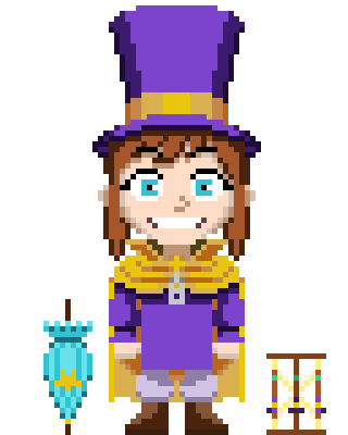 FeindEnemy's tweet photo. Made by chat request on stream
#pixelart #aHatInTime #hatkid #chatrequest https://t.co/BkTYk5zAV3