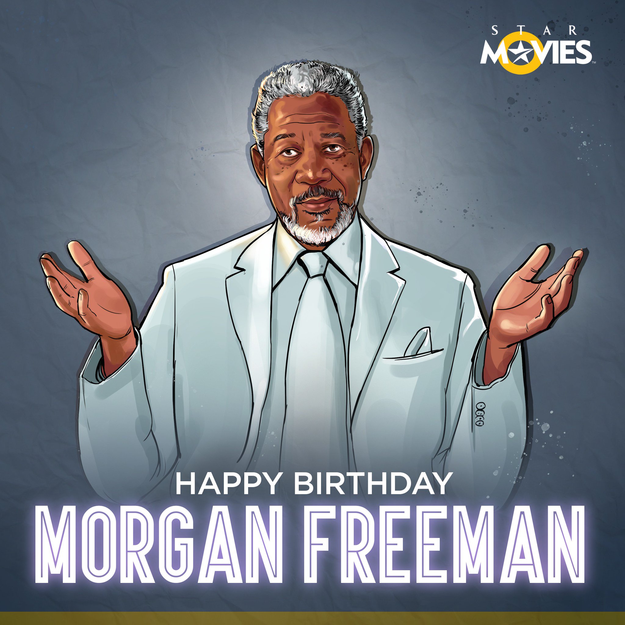 Happy Birthday to the iconic actor Morgan Freeman! 