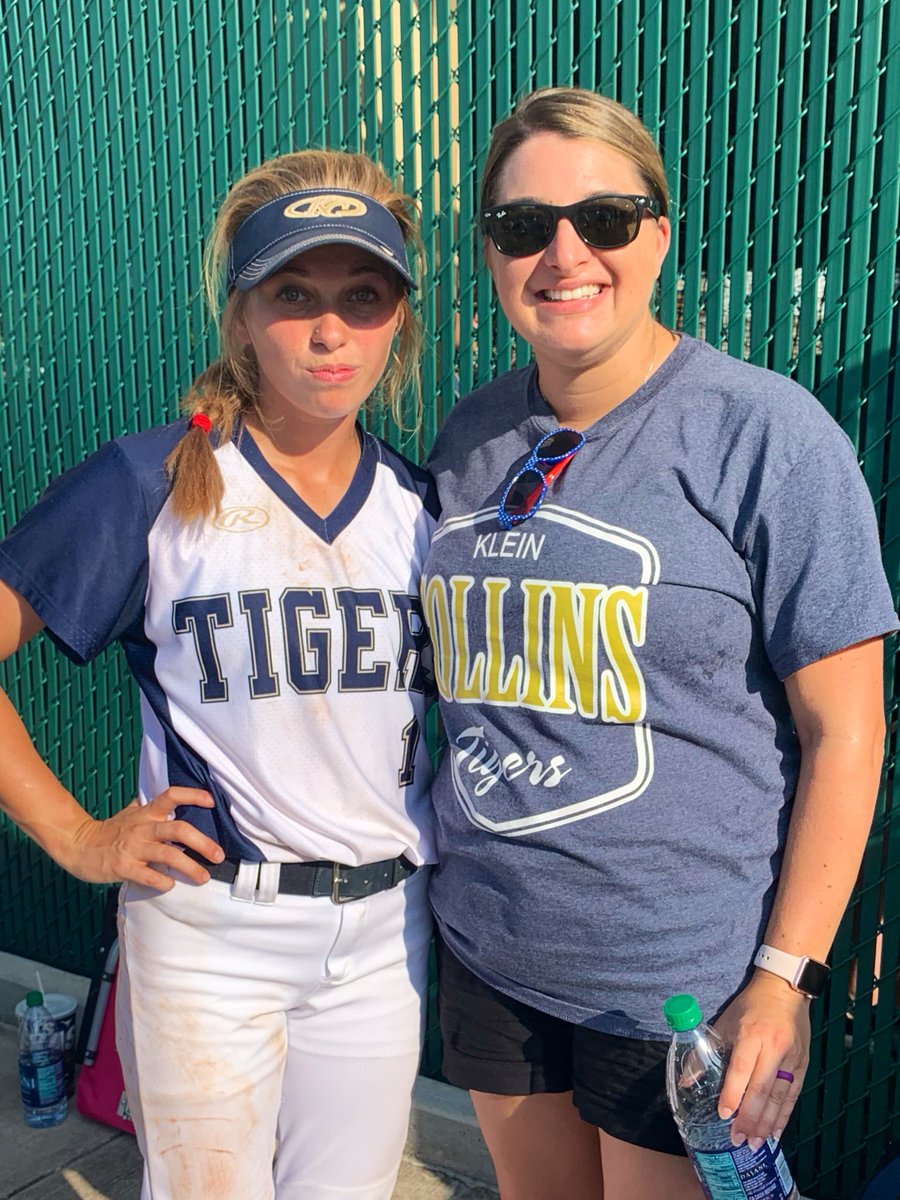 Great game @madisondillon21 and @KenedyHines! So excited for y’all! Lifetime memories being made! 🏆🥎 #kleincollins #statetournament #bringithome