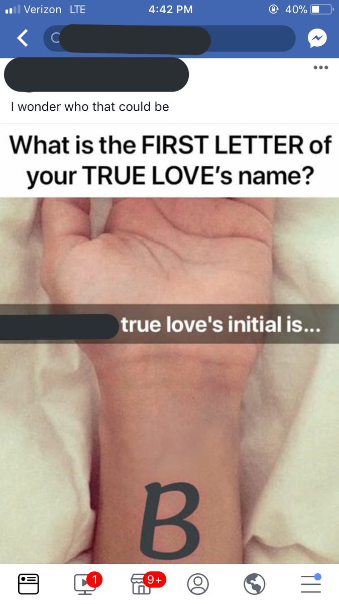verysmallcherry's tweet photo. AL ppl: i’m sure you could all figure out who this could be... he must have went through all the B’s after that facebook test lmao https://t.co/PXyxn5RD37