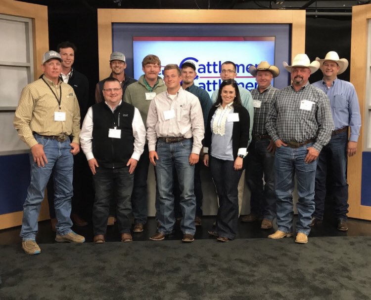 We spot our @BrantMettler getting a tour of the @BeefUSA Cattlemen to Cattlemen studios during the Young Cattlemen’s Conference. #VeryProudSponsor