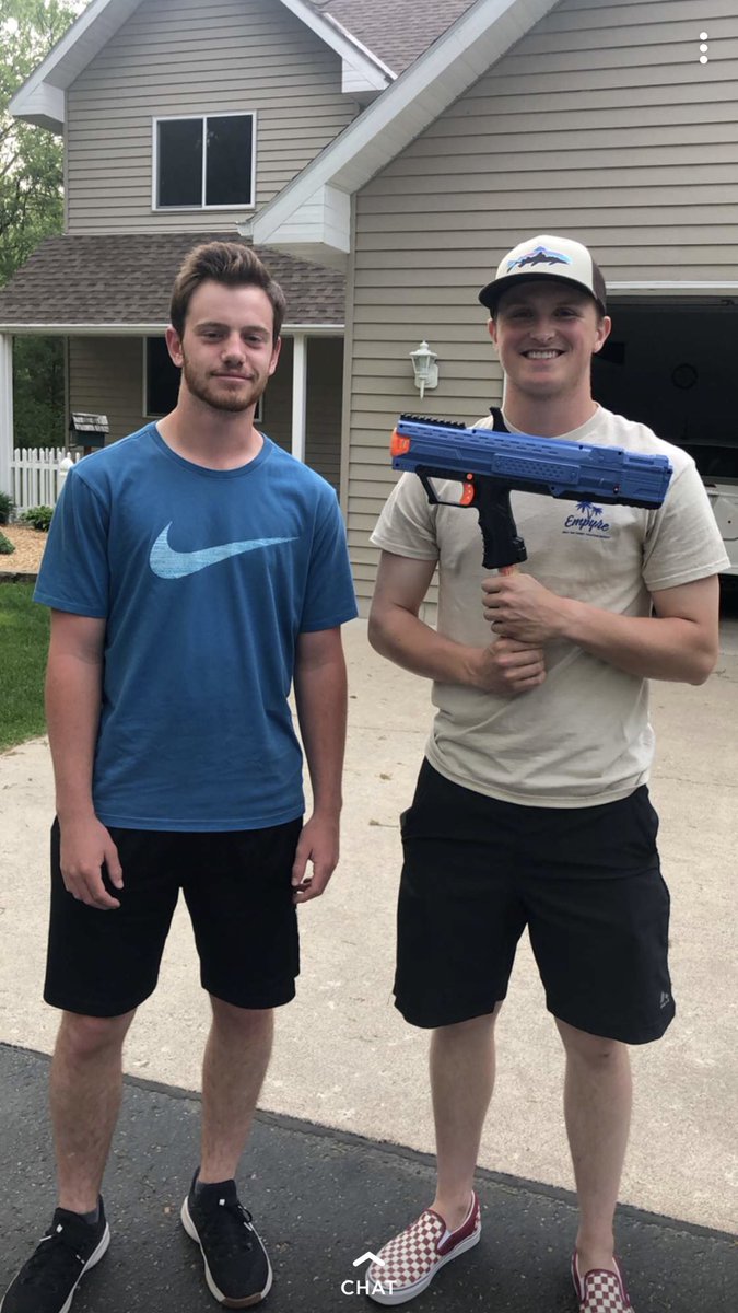 LFNerfWar's tweet photo. Josh doesn’t know how to hold a gun and somehow killed Tom https://t.co/KHfwWXhIc6