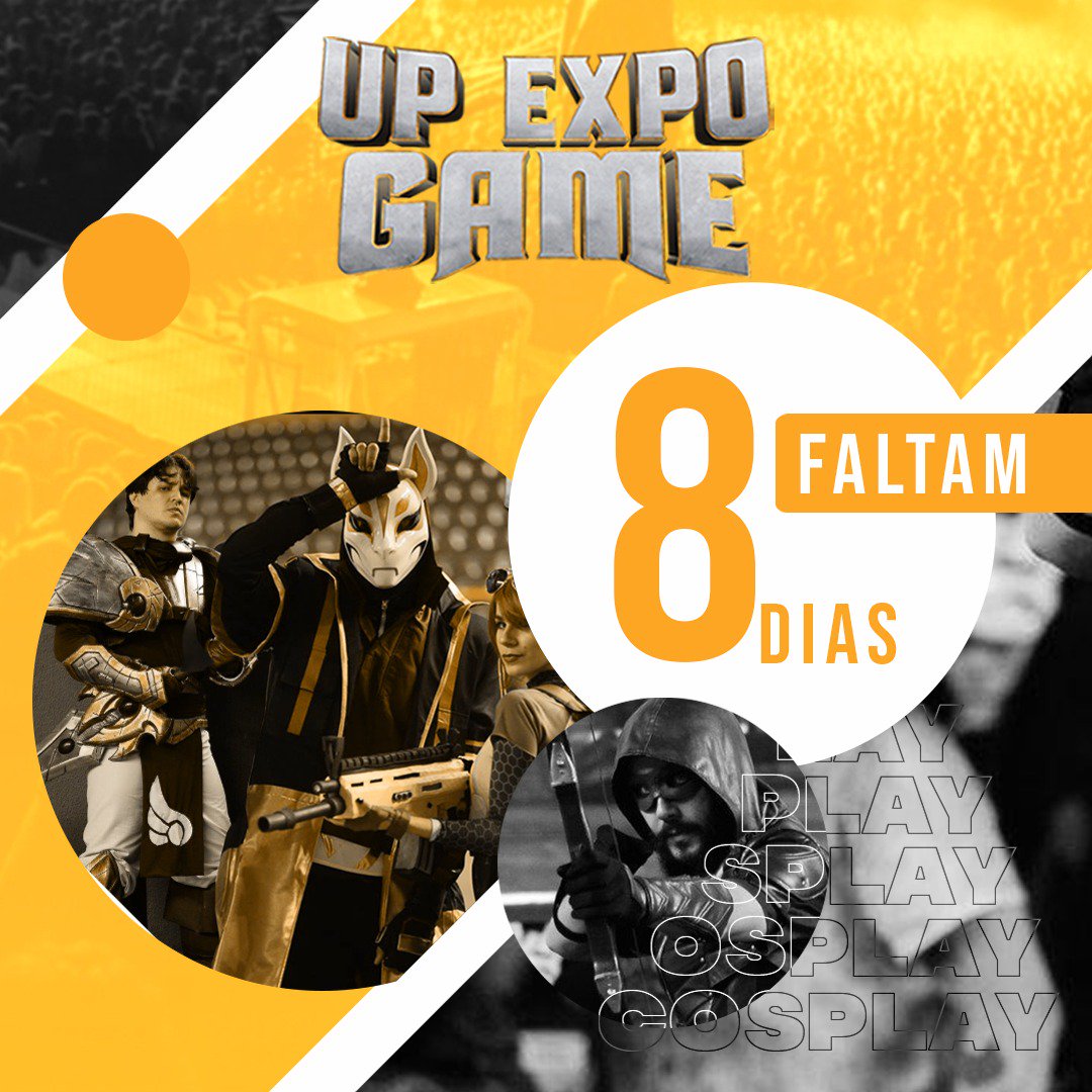 upexpogame's tweet photo. 8 dias para a Up Expo Game

E a ansiedade como esta? 

#VempraUp https://t.co/L3dSO9IQGi