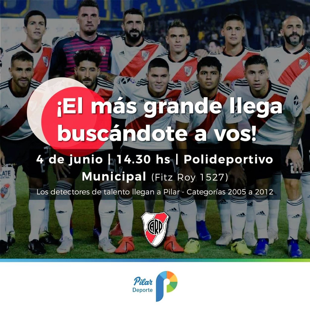 HernanJF_'s tweet photo. River estará en #Pilar 👇 https://t.co/LjzxPWs5Hi