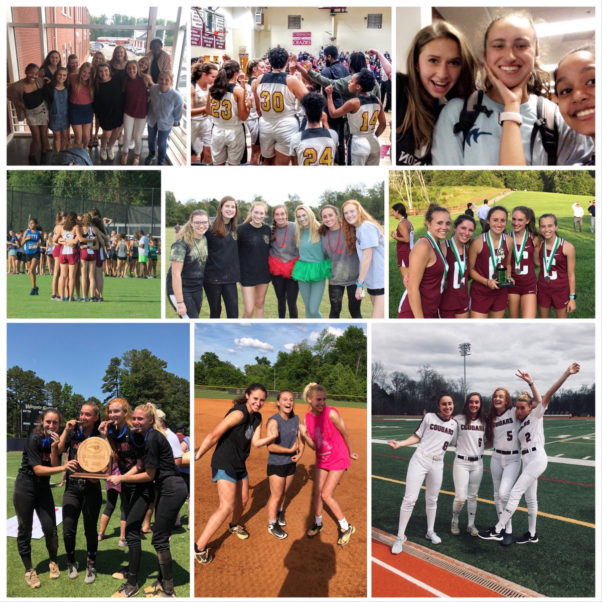 sydwood18's tweet photo. Final Exams ✔️                                               Sophomore Year ✔️                                   It’s been a fun school year, and I’ll never forget some of the memories. Here are just a few! 🏃🏻‍♀️🥇🏀⛹🏻‍♀️🥎🏆 #LastDayOfSchool https://t.co/HE65v3lRP3