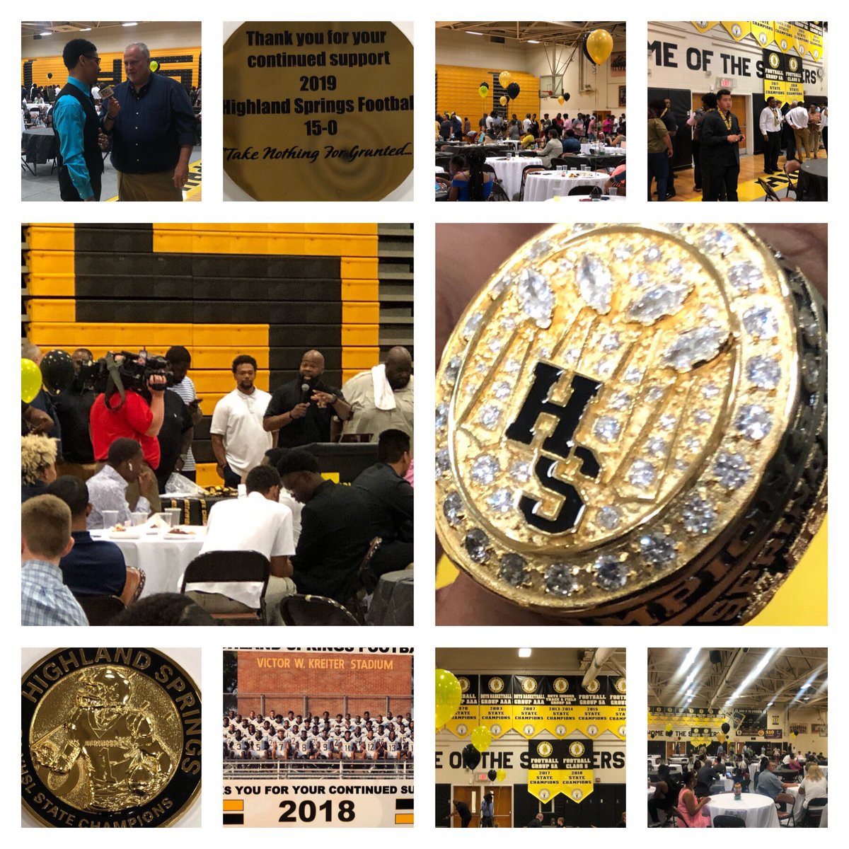 TFerrellJr3's tweet photo. I am honored to have been invited to #SpringerNation to celebrate the football programโs 4th consecutive state championship. The coaching staff, student-athletes, families, and community are all in. @HSHS_bigworm73 @CoachHLee_4 https://t.co/OEtPwnoIs7