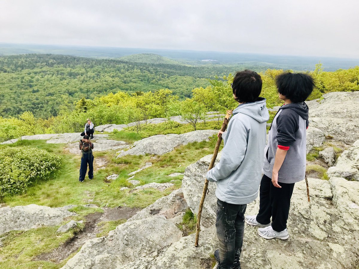 LeBlancSchool's tweet photo. Our latest outdoor learning adventure took us to the top of Mount Watatic! We are so grateful to the @SaabFoundation and Zarkin Family Foundation for making this worthwhile experience possible #ExperientialLearning #MountWatatic #Hiking https://t.co/JKgqZEFsQs