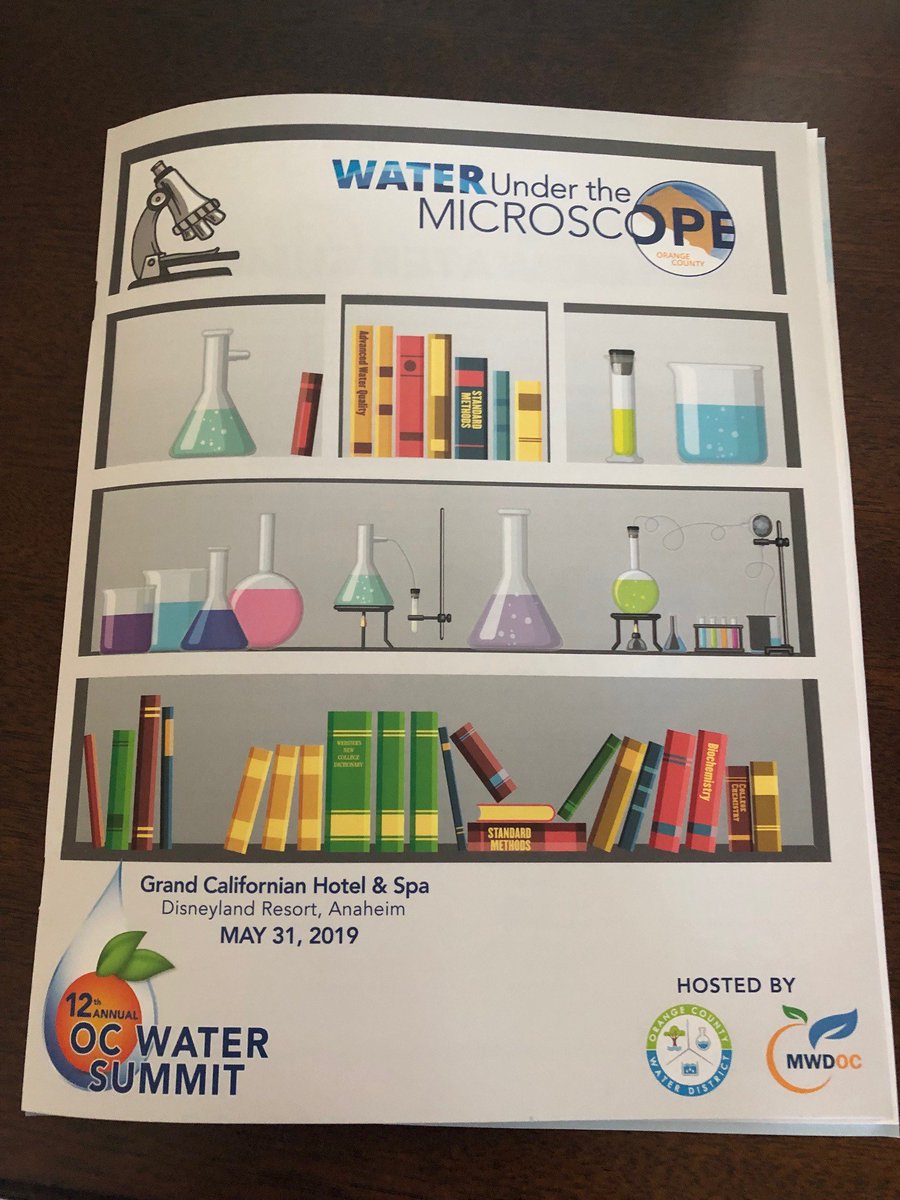 PalmdaleH2O's tweet photo. Our GM & Public Affairs staff spent the day with their OC water counterparts at the 12th annual @OCWaterSummit. Thoroughly enjoyed the speakers. Theme was "Water Under the Microscope." @NBCLA @FritzColeman was a great MC! Well done, @OCWDWaterNews & @MWDOC! #OCWaterSummit #PWD https://t.co/Kee55AB1cm
