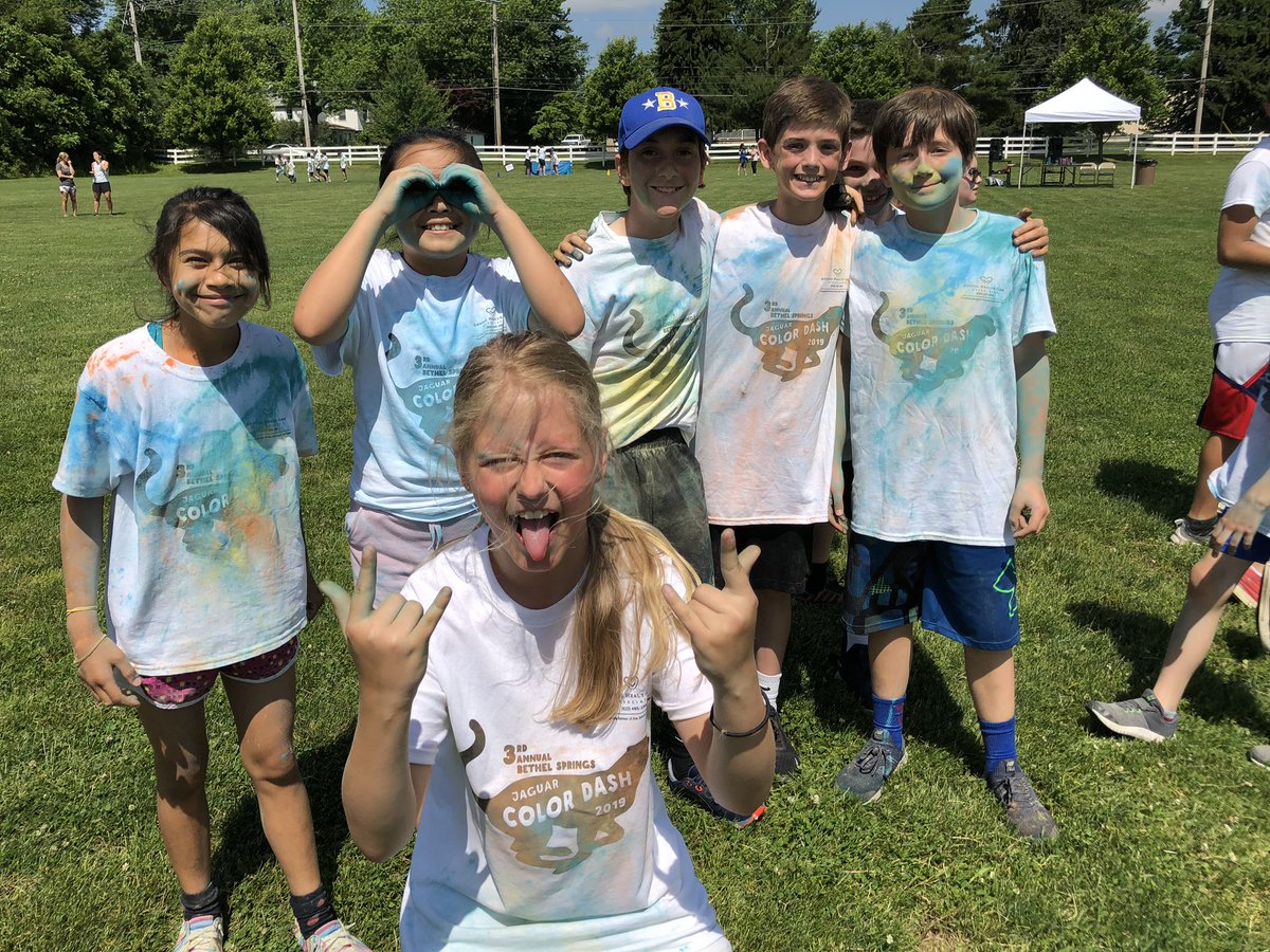 Color Dash 2019! Thanks to all of our volunteers!  <a href="/bethelspringsgv/">BSES</a>
