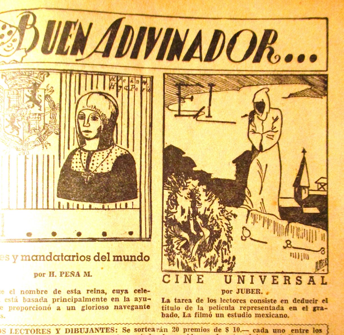 CapitanChileTEC's tweet photo. también EL Príncipe Negro, #MarioIgor, se hace presente en la revista Aladino. #JulioBerrios, el recordado #Juber, se hace presente en #ElPeneca Así termino de atravesar el velo del tiempo gracias a las páginas de las #revistaschilenas #revistasantiguas #historietachilena chau https://t.co/0y18ZnrobA