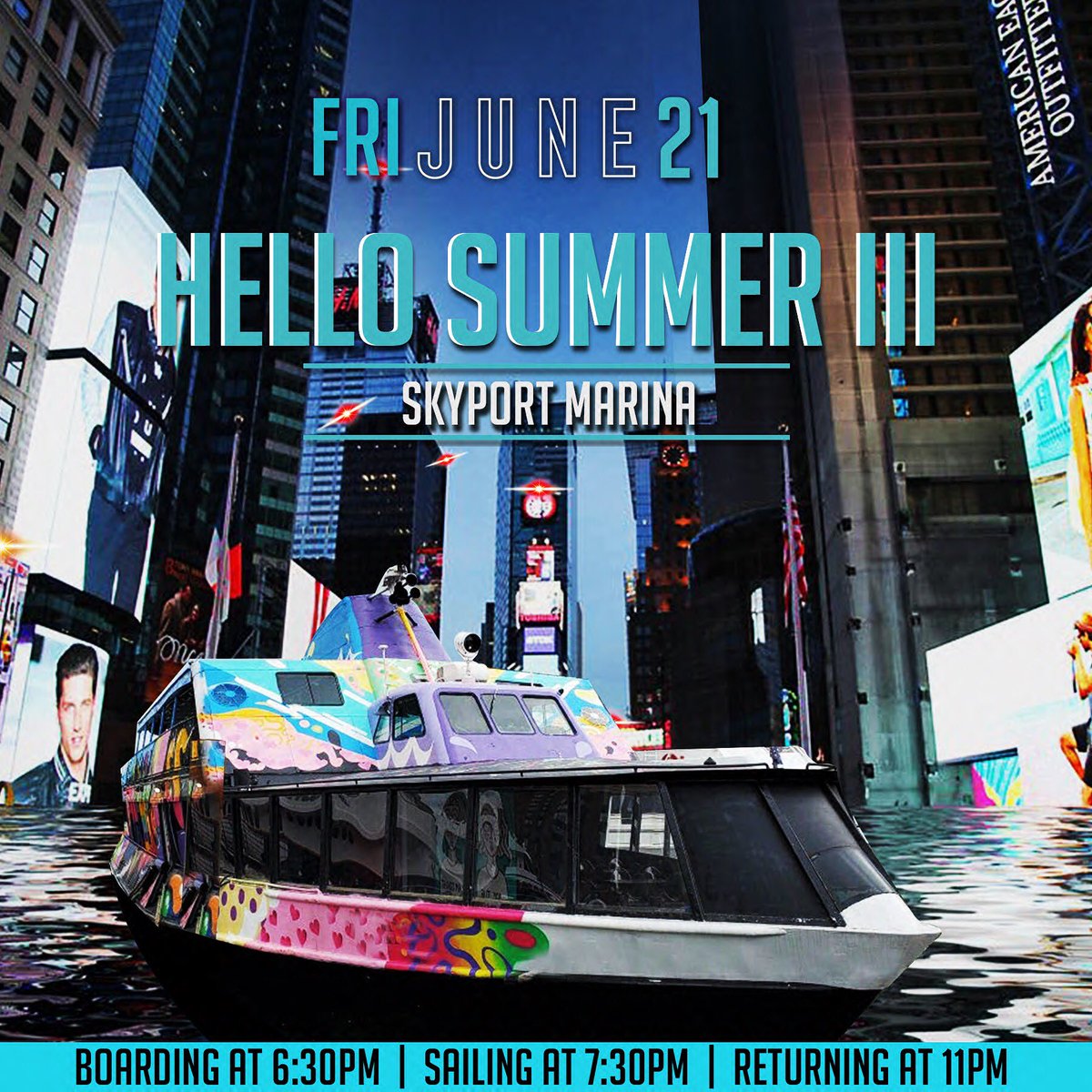 VelvetRopes_eg's tweet photo. We’re back at sea to say 🛥Hello Summer! Tickets on sale while they last 🎟 

https://t.co/Rfko8EJjZK https://t.co/We1xcZNbIm