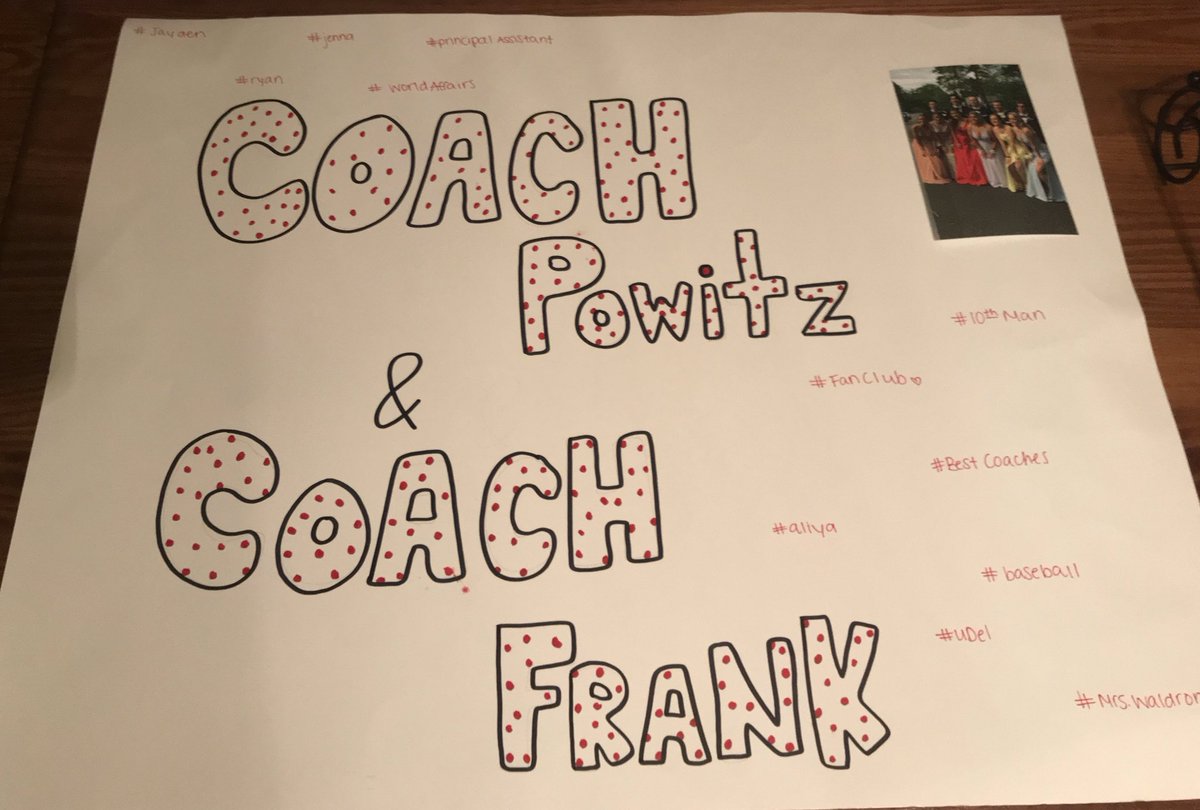 powitz's tweet photo. Thanks to the TR South Baseball Diamond Club, fans and family for coming out to our senior celebration today - saw some great signs #bestfans #greatkids #trsrocks https://t.co/BZcelv21Ze