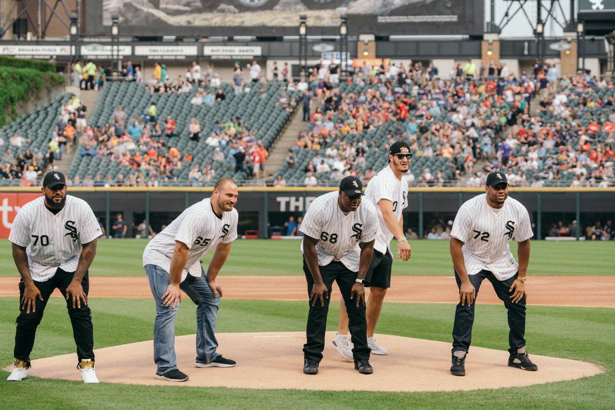 Tonight on the south side with the @ChicagoBears & @whitesox