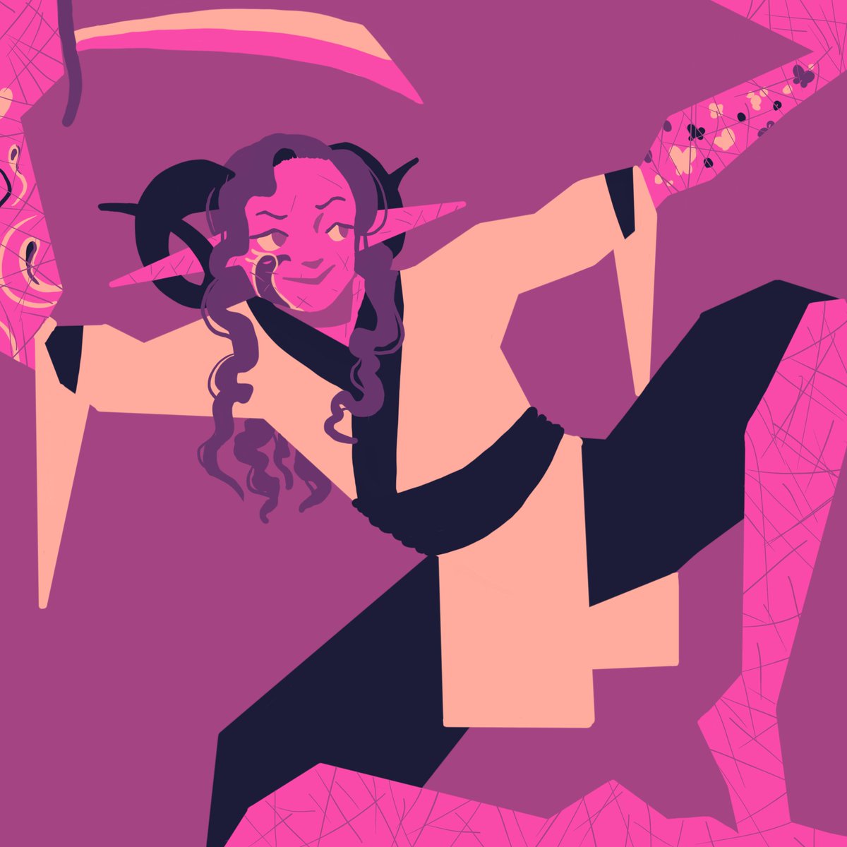 HoodedDeity's tweet photo. Some palette challenges I've been doing for practice 
#CriticalRole https://t.co/870KZhlIjE