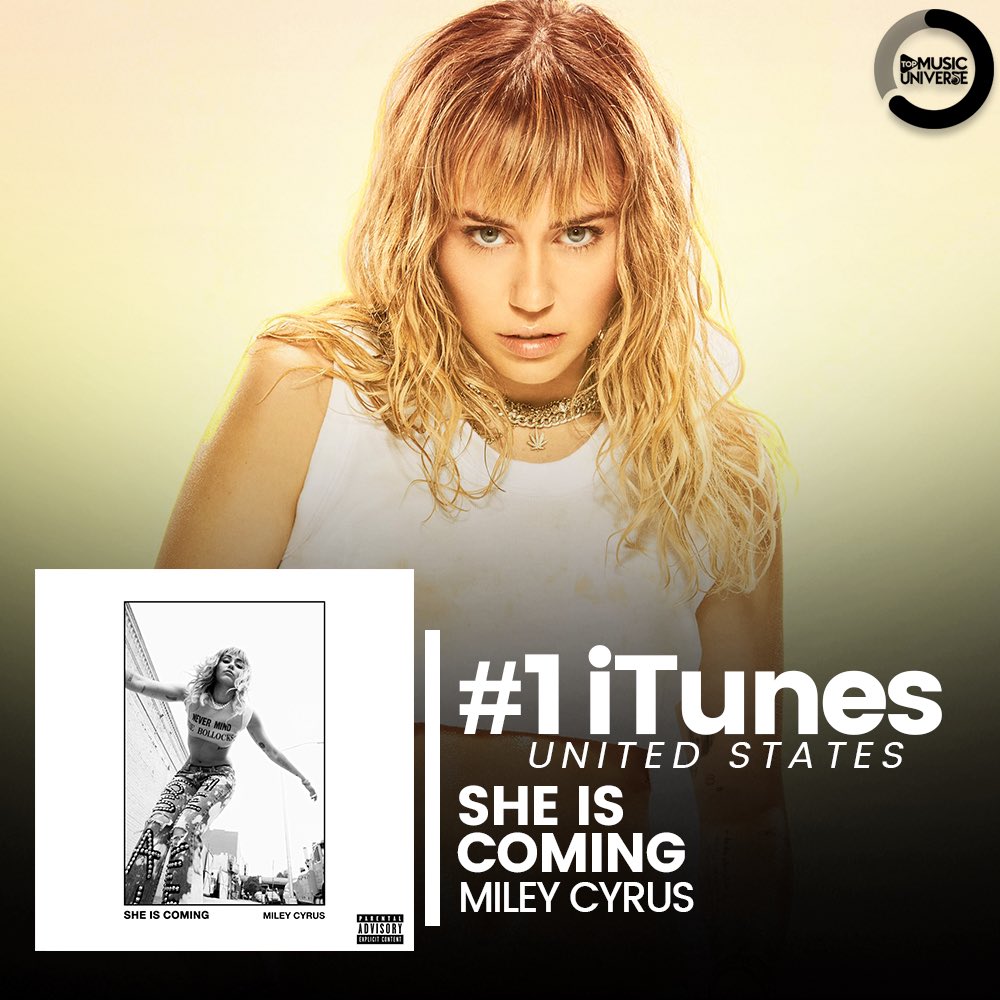 Miley Cyrus Album Charts