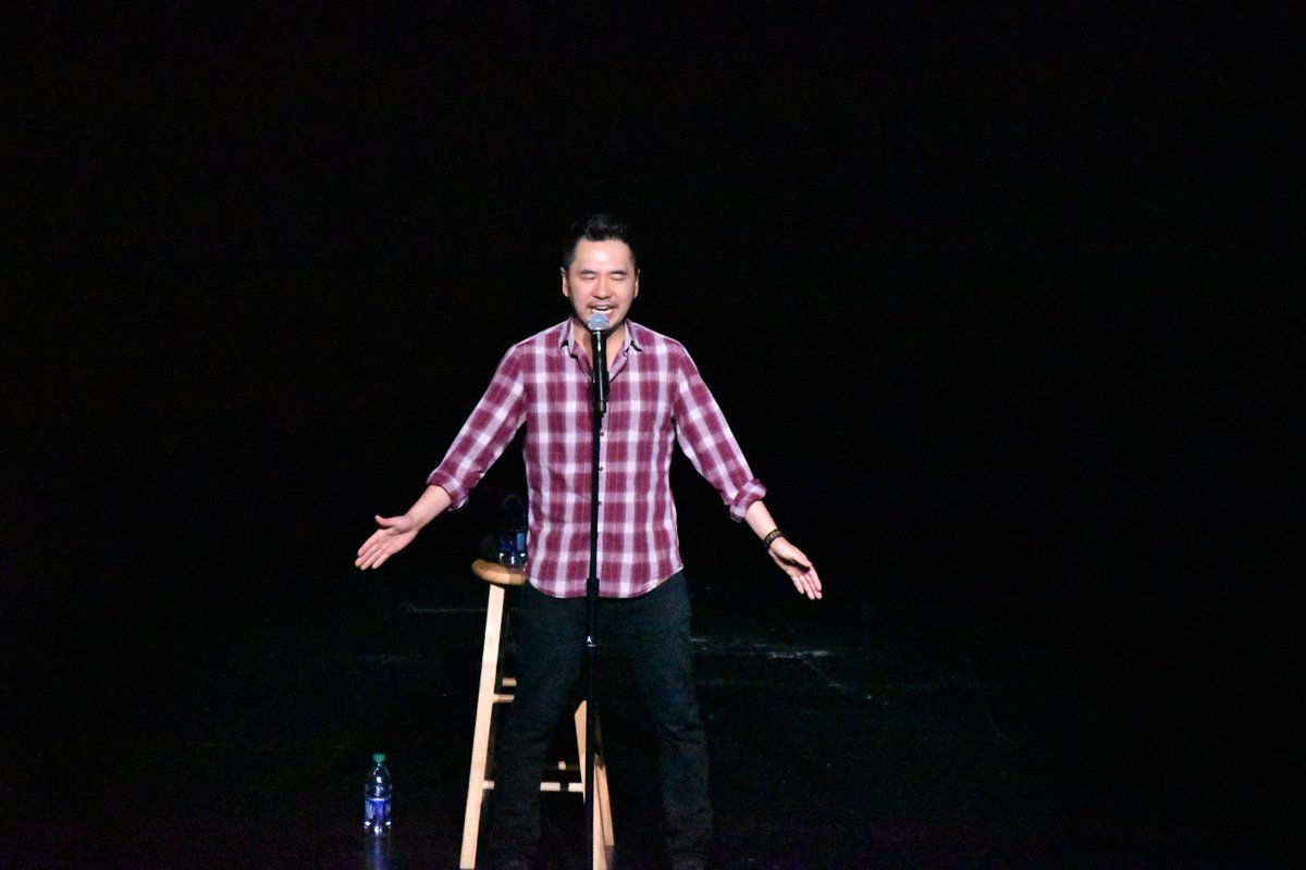 HarrahsCherokee's tweet photo. A great night full of laughs and stories from the one and only @kenjeong with support from @kevinsheacomedy! What a great time with Mr. Chow and all of his hilarious antics! #HarrahsCherokee #KenJeong #KevinShea #comedian https://t.co/1vf97sa1jD