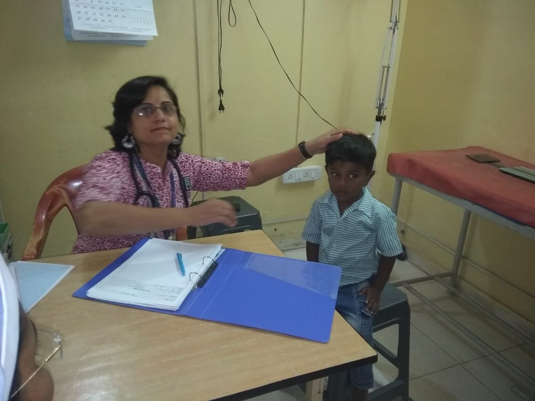 Biocon_FDN's tweet photo. Kids below 5 years of age getting examined at a Well Baby Clinic held at #eLAJ Smart Clinic in Austin Town, #Bengaluru. #BioconFoundation #EmpoweringCommunities https://t.co/NsPf9dqOFj