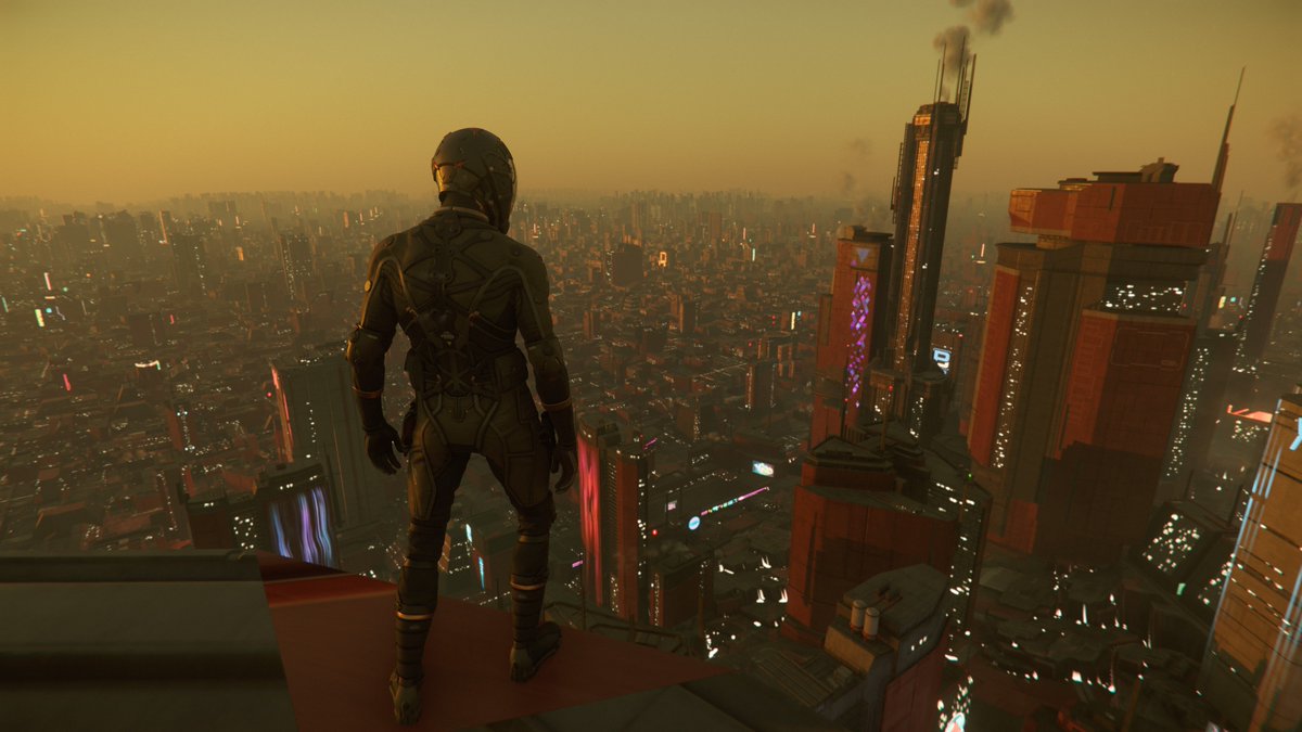 boosh0x's tweet photo. Definitely fell to my death after taking this picture #StarCitizen #CIG #RSI @RobertsSpaceInd https://t.co/ahjloeho0v