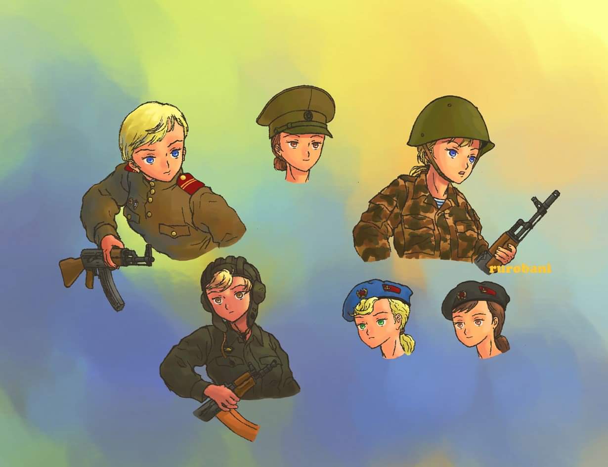 Rurobani 냉전기의 소련군과 Ak 소총들 Soviet Soldiers And Ak Rifles 冷戦期の ソ連軍とakライフル 밀리터리 그림 소련군 Military Soviet Illustrations Illust ミリタリー ソ連軍 絵 イラスト イラスト王国 イラスト塾 イラスト好きな人