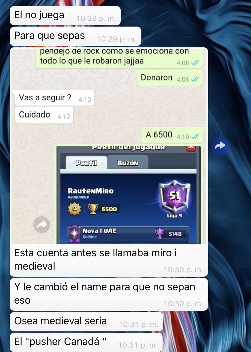 0pPortillo's tweet photo. @Medieval_CR como serás Pendejo!!! Hablando de ratas 😂😂🤷‍♂️ https://t.co/ykyYtd05G2